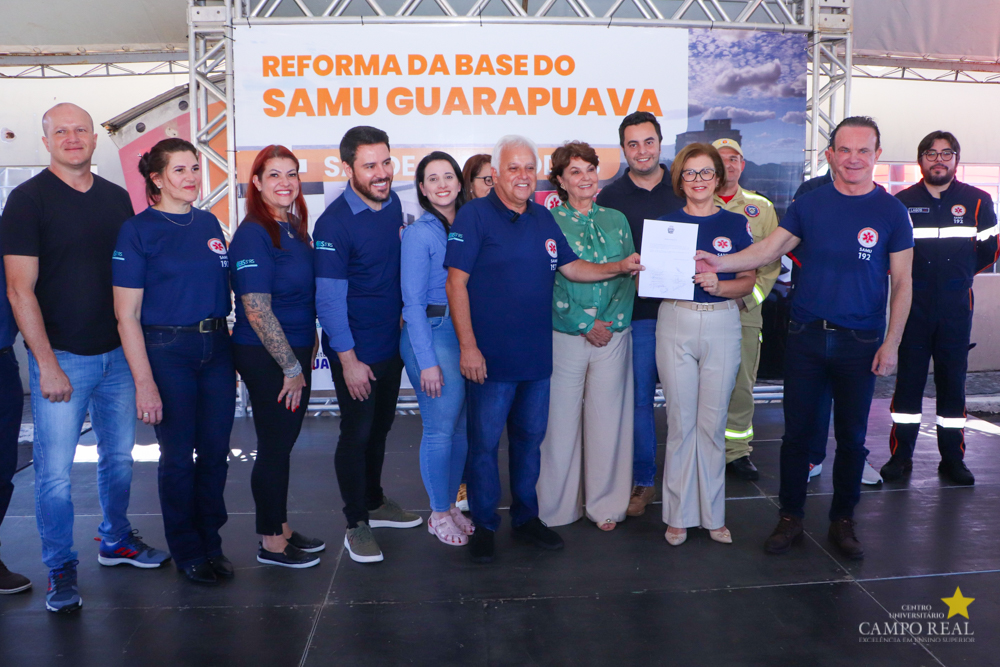 Campo Real e Prefeitura de Guarapuava vão realizar a reforma da base do Samu Regional 