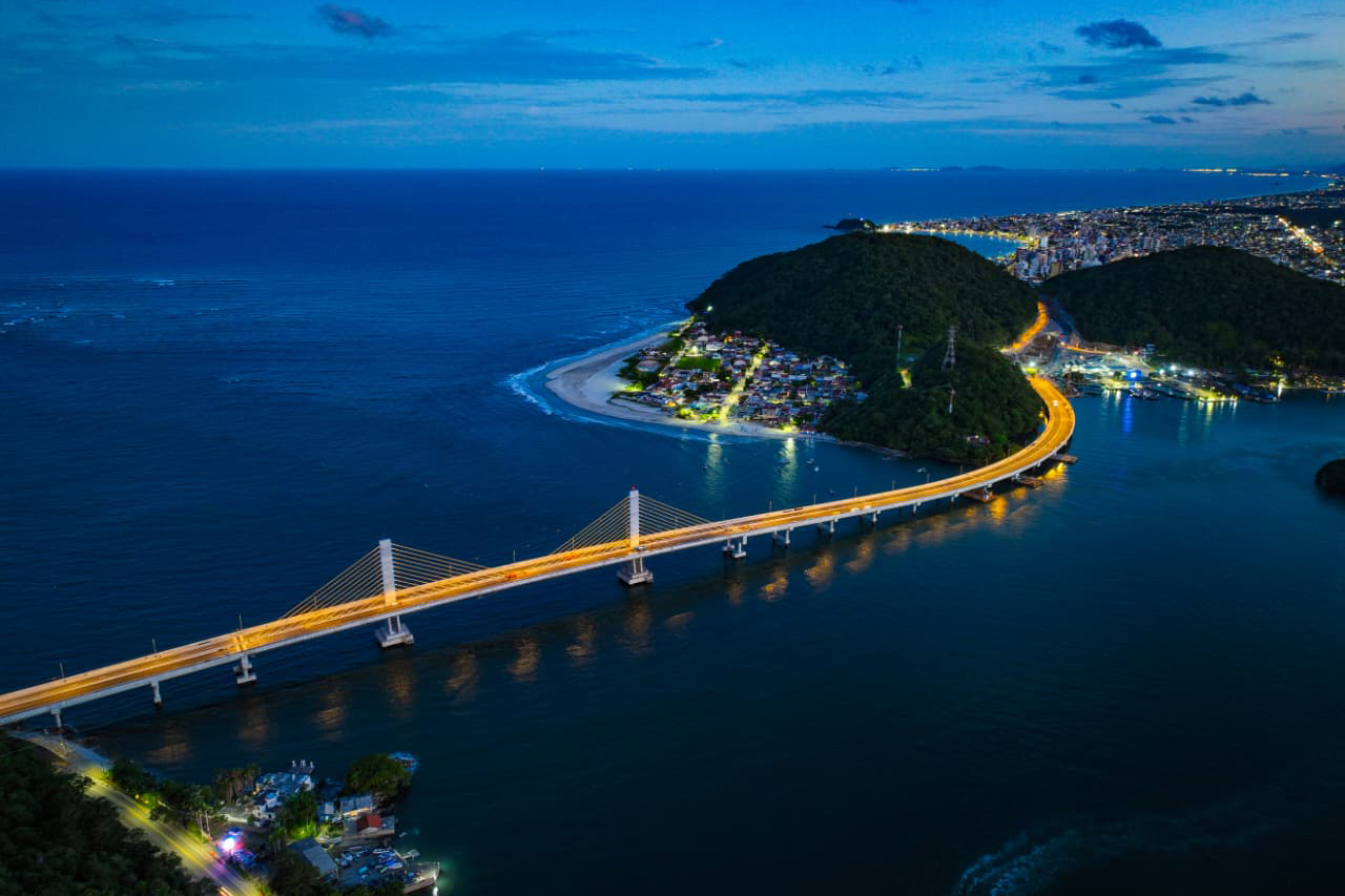 Ponte de Guaratuba: esforços concentrados nos acessos e instalação de iluminação