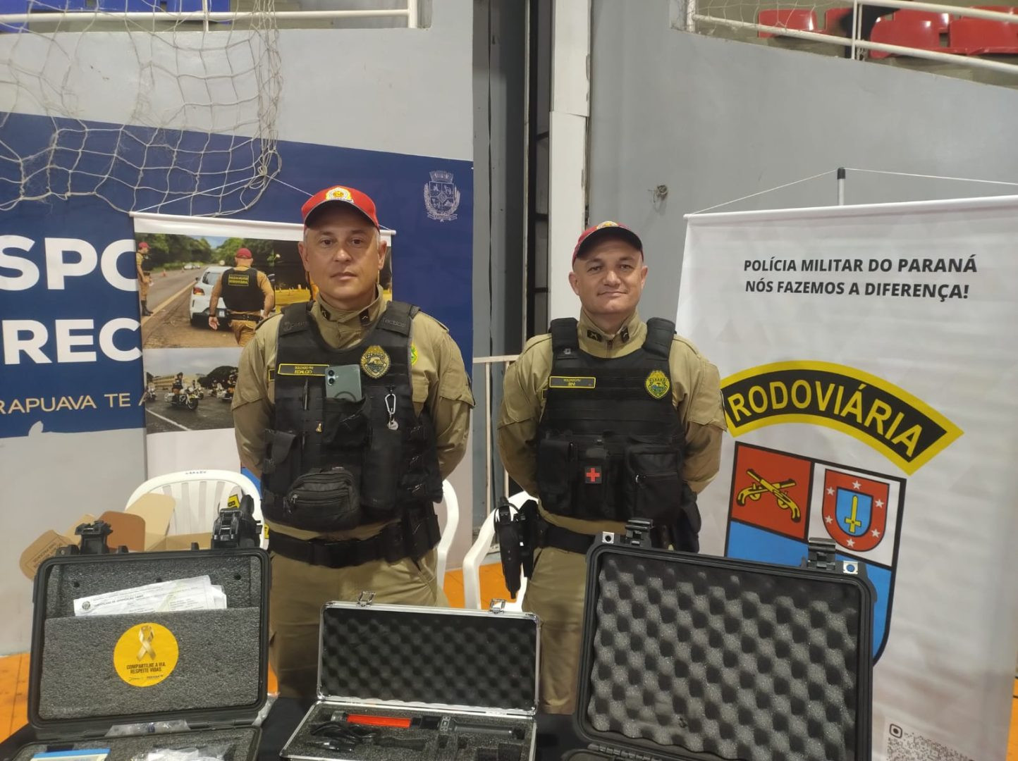 Segurança de perto: população conhece equipamentos e trabalho das polícias no Paraná em Ação em Guarapuava