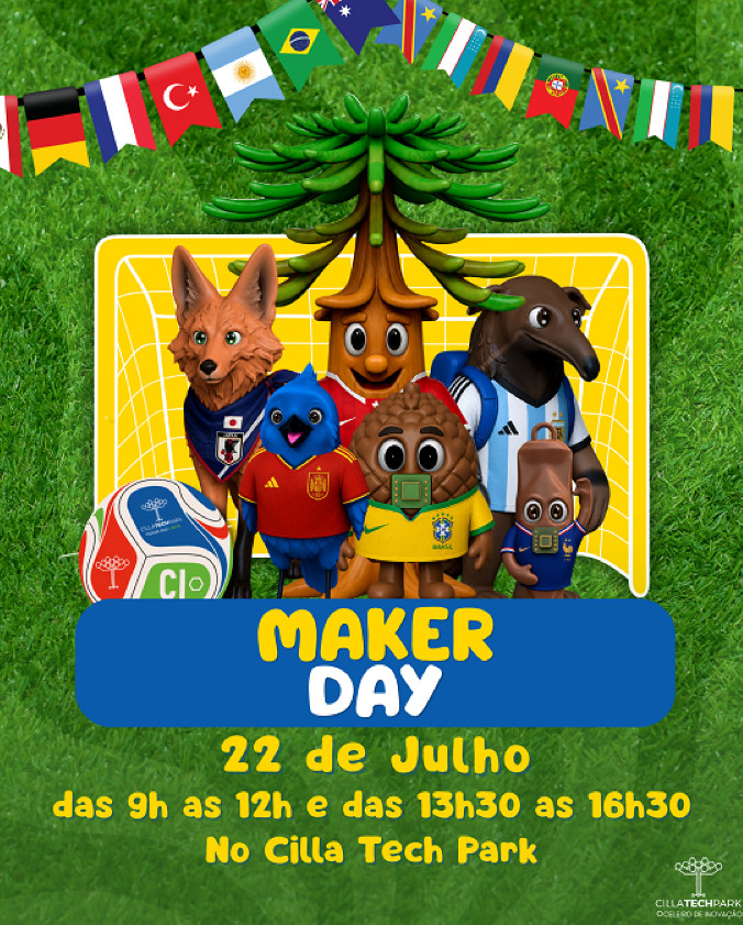 Maker Day leva cultura maker para as férias com programação especial para crianças no Cilla Tech Park