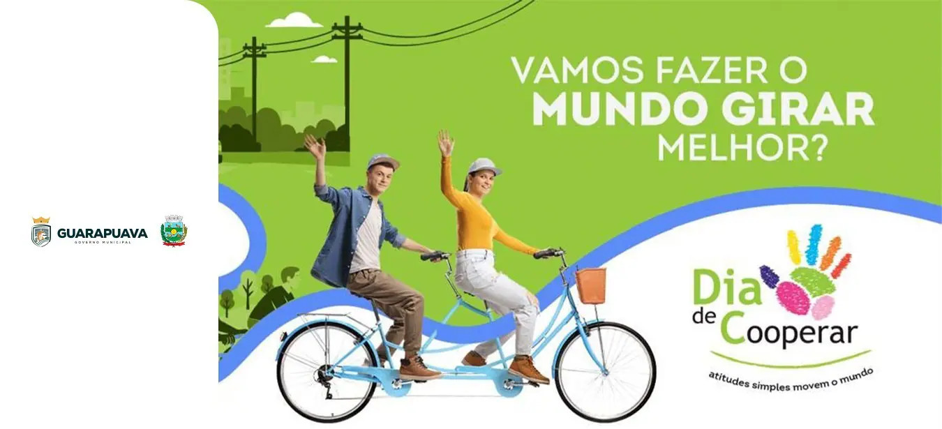 Dia de Cooperar terá tarde de atividades para famílias na Praça Wendelin Werner, no distrito de Entre Rios