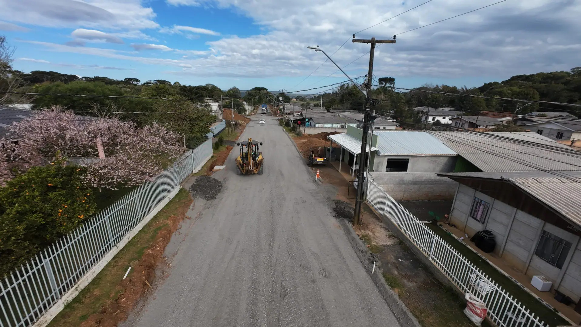 Pavimentação da principal via da Vila Machado avança e leva mais infraestrutura à Colônia Vitória em Entre Rios