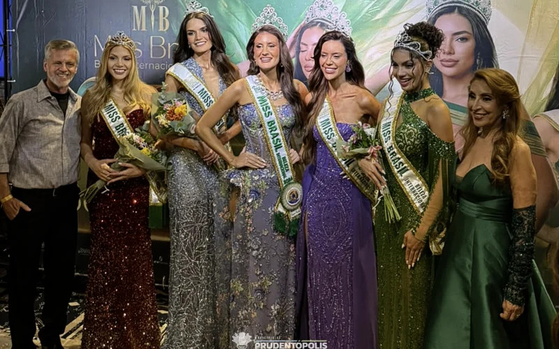 Prudentopolitana fica em 2º lugar no Miss Brasil Beleza Internacional