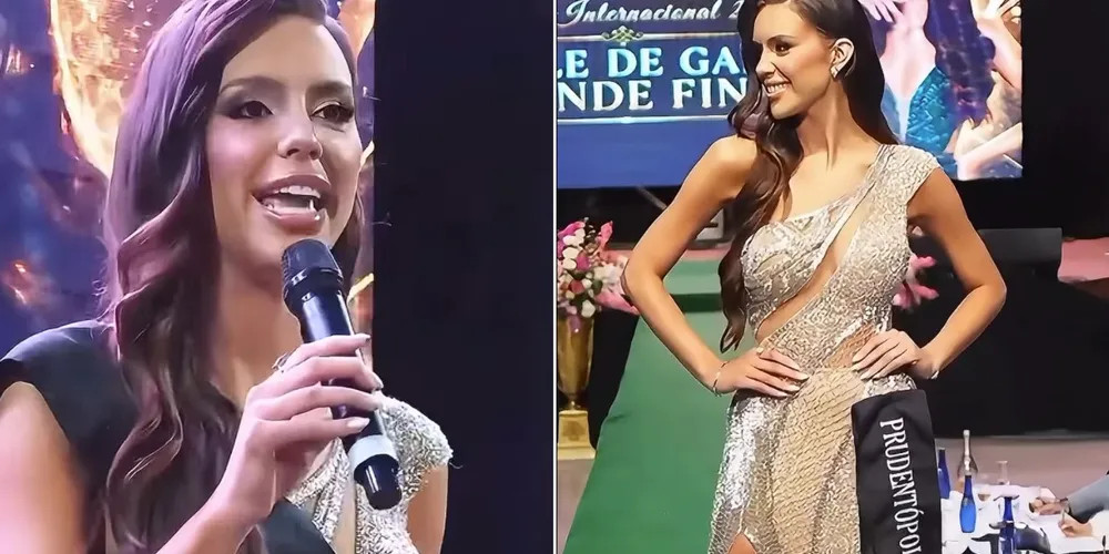 Duda Silva, de Prudentópolis, é eleita Miss Beleza Internacional Paraná 2026