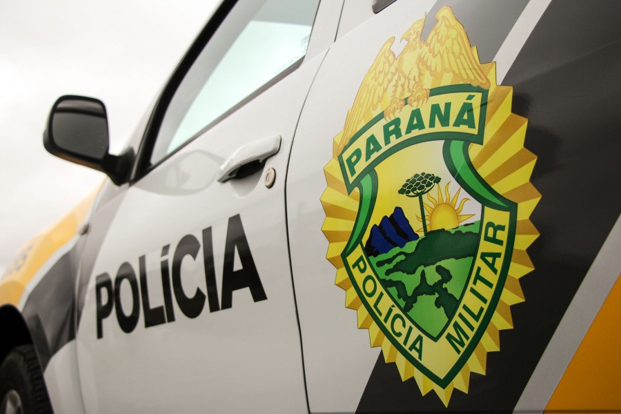 Homem é flagrado com TV furtada e acaba preso no Centro de Guarapuava