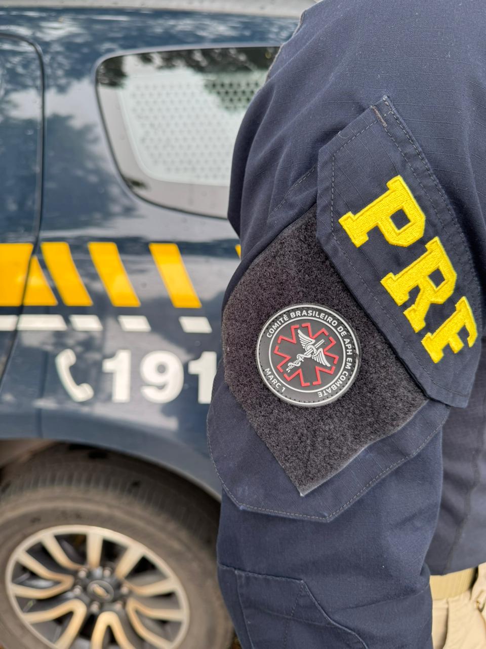 Tombamento de caminhão na BR 277 deixa motorista ferido em Prudentópolis