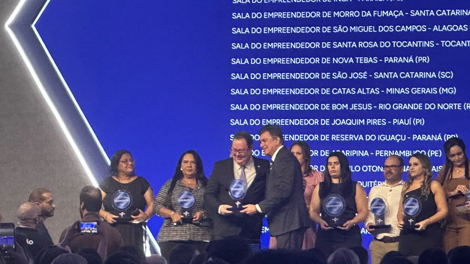 Agência do Empreendedor de Guarapuava recebe Selo Diamante em cerimônia nacional em Brasília